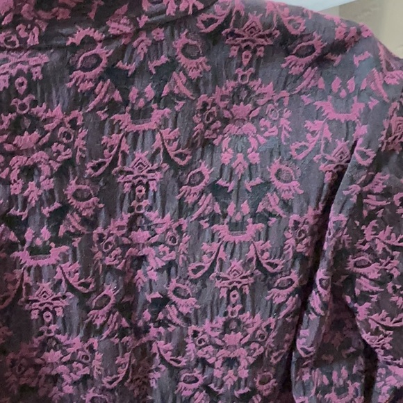 Nomadic traders Paisley coat black and wine red L - Picture 13 of 13